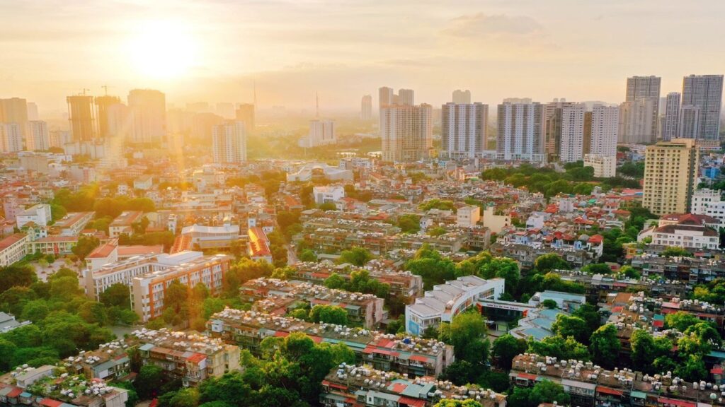 Đảo nhiệt đô thị đang trở thành vấn đề cấp thiết hiện nay - Ảnh: Diễn đàn doanh nghiệp