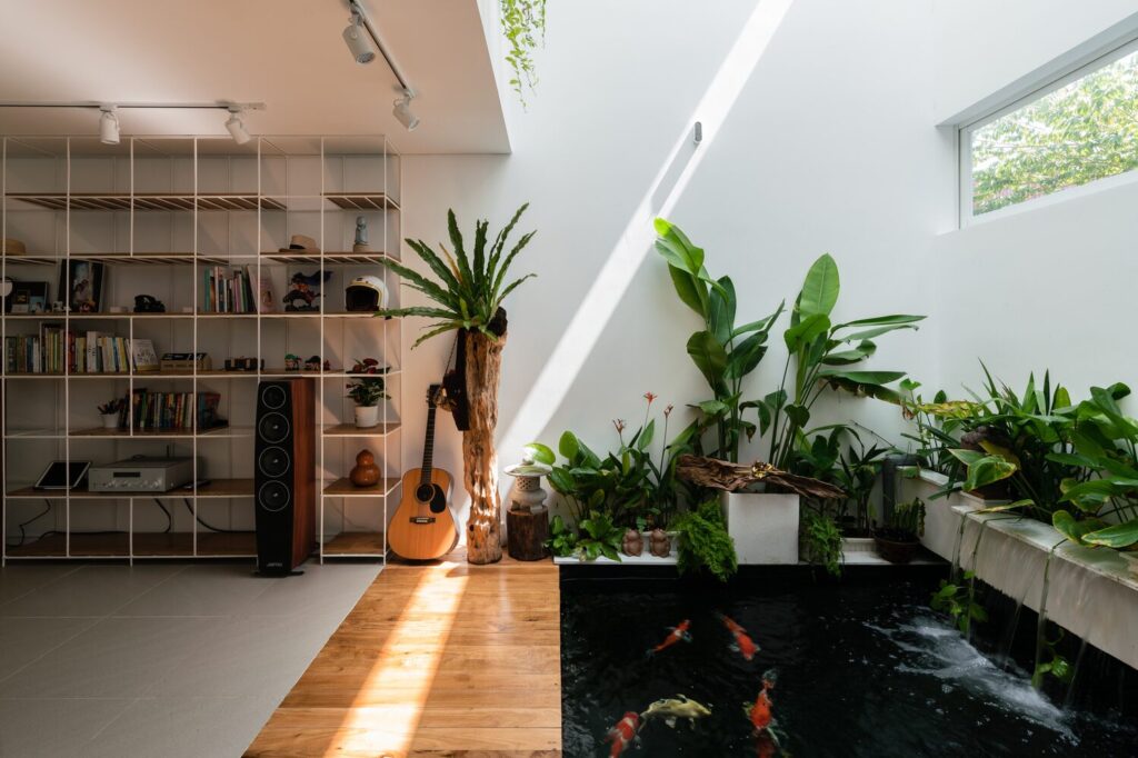 Tận dụng ánh sáng tự nhiên, thiết kế không gian mở để mang lối sống xanh vào ngôi nhà - Ảnh: Pinterest